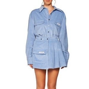 My Mum Made It Corduroy Button Up Skirt Set